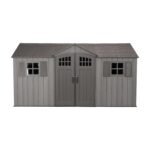 15x8 Ft Outdoor Storage Shed, Steel-Reinforced, Lockable Doors | Lifetime 60318