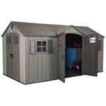 15x8 Ft Outdoor Storage Shed, Steel-Reinforced, Lockable Doors | Lifetime 60318 - Image 2