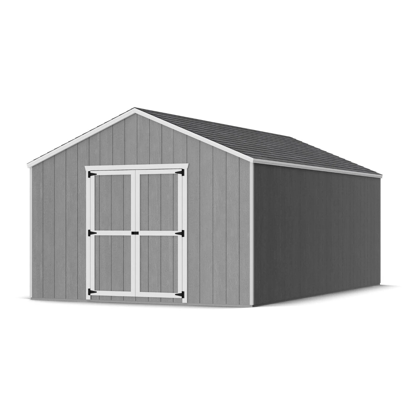 baaadudi-product-151-image-1.jpg Value Gable Wood Shed Kit, Pre-Cut & Labeled, Paintable | Little Cottage Co. - Image 1