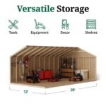 Value Gable Wood Shed Kit, Pre-Cut & Labeled, Paintable | Little Cottage Co. - Image 4