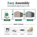 Value Gable Wood Shed Kit, Pre-Cut & Labeled, Paintable | Little Cottage Co. - Image 5