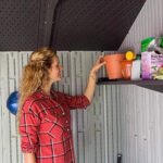 10x8 Ft Outdoor Storage Shed, HDPE + Steel Frame, UV Protected | Lifetime 60243 - Image 14