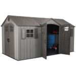 15x8 Ft Outdoor Storage Shed, Side Entry, Snow Load Kit Included | Lifetime