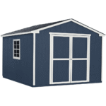 10x12 Ft Value Gable Wood Storage Shed, 873 Cu Ft Interior | Handy Home Charleston