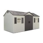 15x8 Ft Garden Storage Shed, UV Protected, Centralized Doors | Lifetime