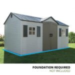 15x8 Ft Garden Storage Shed, UV Protected, Centralized Doors | Lifetime - Image 3