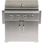 36-Inch Freestanding Gas Grill with Cart, 80,000 BTU, 875 Sq In | Coyote C-Series C2C36