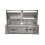 50-Inch Built-In Hybrid Gas/Charcoal Grill, 847 Sq In, Dual Fuel | Coyote C3HY50