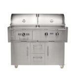 50-Inch Built-In Hybrid Gas/Charcoal Grill, 847 Sq In, Dual Fuel | Coyote C3HY50 - Image 4