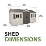 15x8 Ft Outdoor Storage Shed, Customizable Shelving, Skylit | Lifetime Legacy 60465 - Image 2