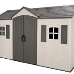 15x8 Ft Plastic Storage Shed Kit with Floors, 6 Skylights | Lifetime Legacy
