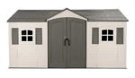 15x8 Ft Plastic Storage Shed Kit with Floors, 6 Skylights | Lifetime Legacy - Image 2