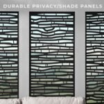 8x8 Ft White Steel Cabana Pergola with Built-In Seating & Sunbrella Cushions | Backyard Discovery Ridgedale - Image 5