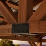 12x10 Ft All-Cedar Wooden Gazebo, 100 MPH Wind Rated, Steel Roof | Backyard Discovery Brookdale - Image 3