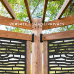 Cedar Cabana Pergola with Privacy Panels, Poolside or Patio | Backyard Discovery Verona - Image 4