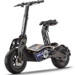1600W 48V Folding Electric Scooter, Fat Tires, Moped Style | MotoTec Mad - Image 2