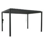 14x10 Ft Steel Louvered Pergola with Adjustable Roof & Drainage | Sarasota - Image 16