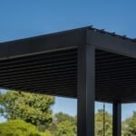 14x10 Ft Steel Louvered Pergola with Adjustable Roof & Drainage | Sarasota - Image 6