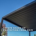 14x10 Ft Steel Louvered Pergola with Adjustable Roof & Drainage | Sarasota - Image 9