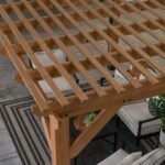 14x10 Ft Outdoor Pergola with Wide Canopy & PowerPort | Delray - Image 7