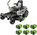 52-Inch Electric Zero-Turn Riding Mower, 25HP Equivalent, 5 Brushless Motors | EGO Power+ Z6 - Image 2