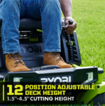 30-Inch 80V Electric Cordless Zero-Turn Mower, 28HP Equivalent, 2x 10Ah Batteries | Ryobi HP - Image 10