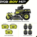 54-Inch 80V Electric Cordless Zero-Turn Mower with Mulch Kit, 42HP Equivalent | Ryobi HP - Image 2