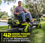 54-Inch 80V Electric Cordless Zero-Turn Mower with Mulch Kit, 42HP Equivalent | Ryobi HP - Image 5