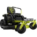 42-Inch 48V Electric Riding Zero-Turn Mower, 75Ah Battery, Cuts 2.5 Acres | Ryobi