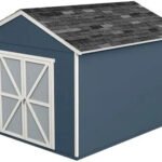 10x12 Ft DIY Wooden Storage Shed, 9.5-Ft Peak, 2x4 Framing | Handy Home Rookwood